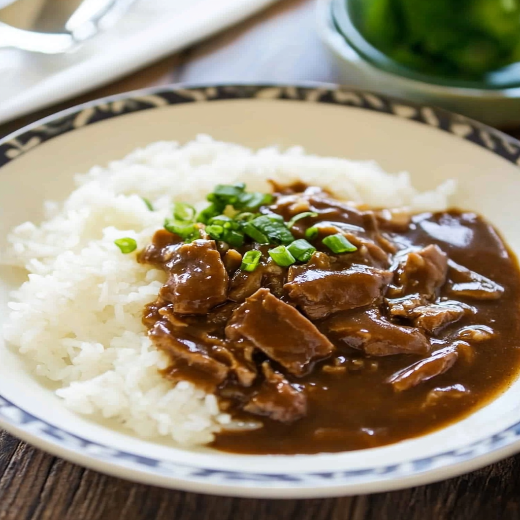 Hayashi Rice (Beef in Demi-Glace Sauce over Rice)